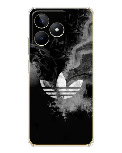 Чехол для Realme Note 60 с картинкой «Абстрактный дым Adidas»