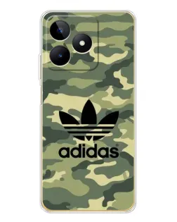 Чехол для Realme Note 60 с картинкой «Милитари стиль Adidas»