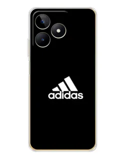 Чехол для Realme Note 60 с картинкой «Черная классика Adidas»