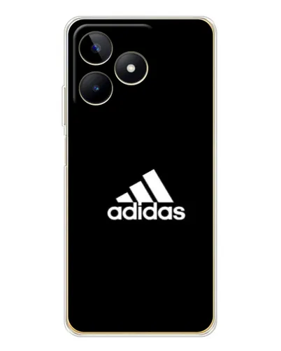 Чехол для Realme Note 60 с картинкой «Черная классика Adidas»