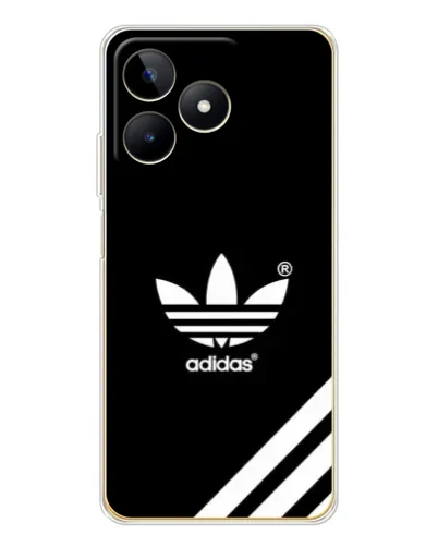 Чехол для Realme Note 60 с картинкой «Adidas с диагональными полосами»