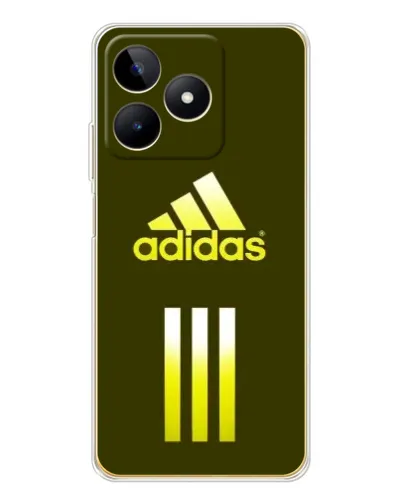 Чехол для Realme Note 60 с картинкой «Оливковый градиент Adidas»