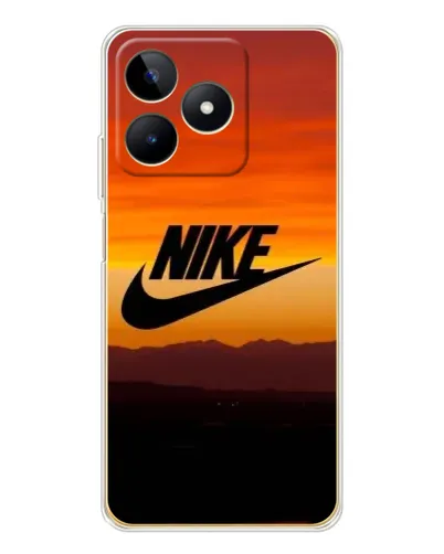 Чехол для Realme Note 60 с картинкой «Nike — вечерний горизонт»