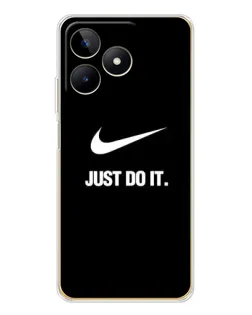 Чехол для Realme Note 60 с картинкой «Классический принт Nike»