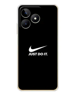 Чехол для Realme Note 60 с картинкой «Минимализм от Nike»
