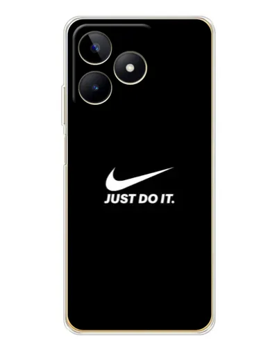 Чехол для Realme Note 60 с картинкой «Минимализм от Nike»