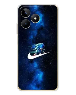 Чехол для Realme Note 60 с картинкой «Звездный путь Nike»