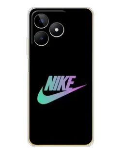 Чехол для Realme Note 60 с картинкой «Nike — городская ночь»