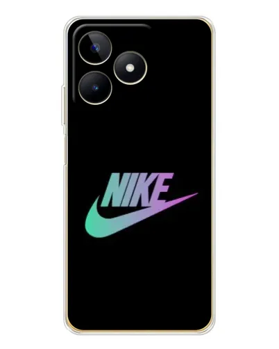 Чехол для Realme Note 60 с картинкой «Nike — городская ночь»