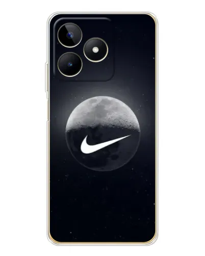 Чехол для Realme Note 60 с картинкой «Nike в стиле граффити»