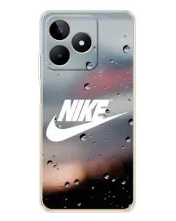Чехол для Realme Note 60 с картинкой «Nike в стиле ретро»