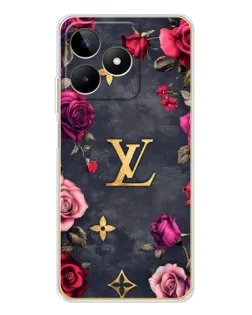 Чохол для Realme Note 60 з картинкою «Квітковий Louis Vuitton» Чохол для Realme Note 60 з картинкою «Квітковий Louis Vuitton»