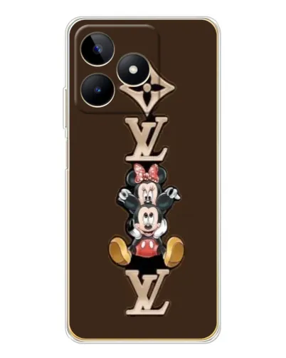 Чехол для Realme Note 60 с картинкой «LV и Микки Маус» Чехол для Realme Note 60 с картинкой «LV и Микки Маус»