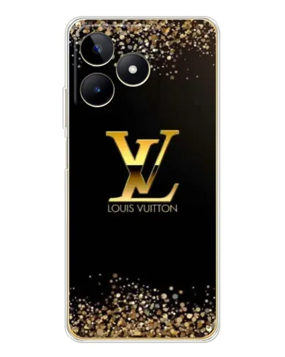 Чехол для Realme Note 60 с картинкой «LV — золотые искры» Чехол для Realme Note 60 с картинкой «LV — золотые искры»
