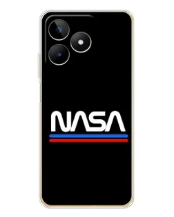 Чохол для Realme Note 60 з картинкою «NASA — класика Red Blue» Чохол для Realme Note 60 з картинкою «NASA — класика Red Blue»