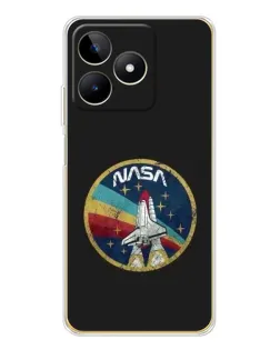 Чохол для Realme Note 60 з картинкою «NASA — емблема місії» Чохол для Realme Note 60 з картинкою «NASA — емблема місії»