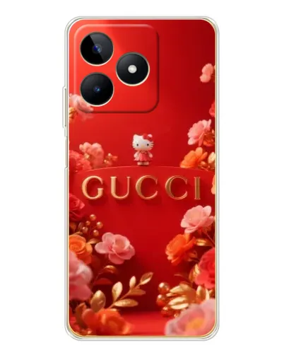 Чохол для Realme Note 60 з картинкою «Gucci — золотий сад»