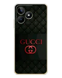 Чохол для Realme Note 60 з картинкою «Gucci — стьобаний чорний»