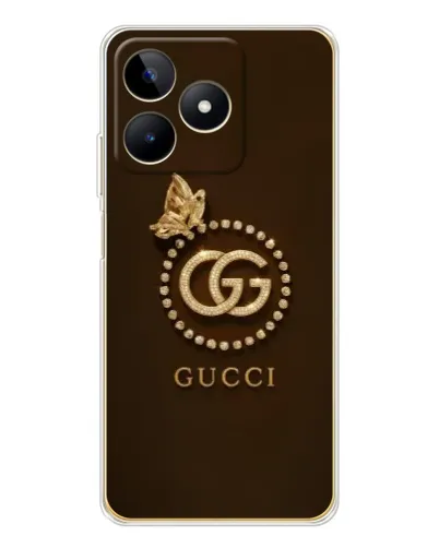 Чохол для Realme Note 60 з картинкою «Gucci — золотий метелик»