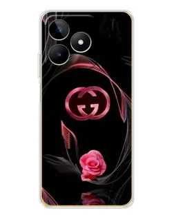 Чохол для Realme Note 60 з картинкою «Gucci — неонова троянда»