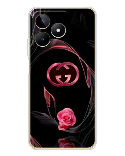 Чохол для Realme Note 60 з картинкою «Gucci — неонова троянда»