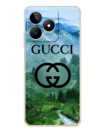 Чохол для Realme Note 60 з картинкою «Gucci — гірський пейзаж»