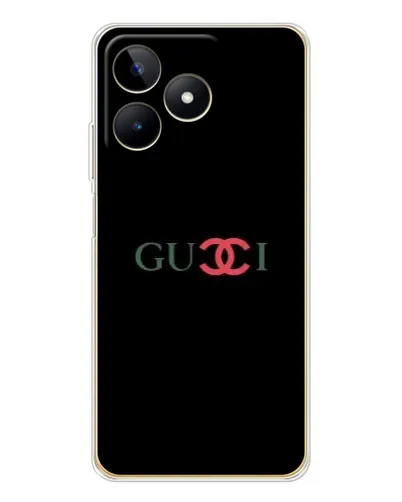 Чохол для Realme Note 60 з картинкою «Gucci — червоний градієнт»