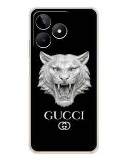 Чохол для Realme Note 60 з картинкою «Gucci — срібний лев» Чохол для Realme Note 60 з картинкою «Gucci — срібний лев»