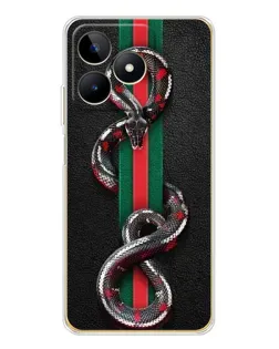 Чохол для Realme Note 60 з картинкою «Gucci — змія на смузі» Чохол для Realme Note 60 з картинкою «Gucci — змія на смузі»
