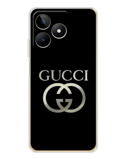 Чохол для Realme Note 60 з картинкою «Gucci — золото на чорному» Чохол для Realme Note 60 з картинкою «Gucci — золото на чорному»