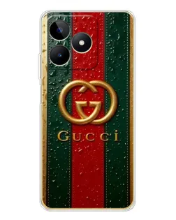 Чохол для Realme Note 60 з картинкою «Gucci — фірмова смуга та золото» Чохол для Realme Note 60 з картинкою «Gucci — фірмова смуга та золото»