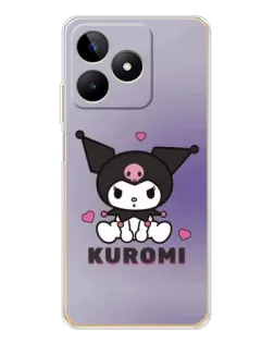 Чохол для Realme Note 60 з картинкою «Kuromi — фіолетовий арт» Чохол для Realme Note 60 з картинкою «Kuromi — фіолетовий арт»