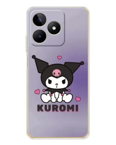 Чохол для Realme Note 60 з картинкою «Kuromi — фіолетовий арт» Чохол для Realme Note 60 з картинкою «Kuromi — фіолетовий арт»