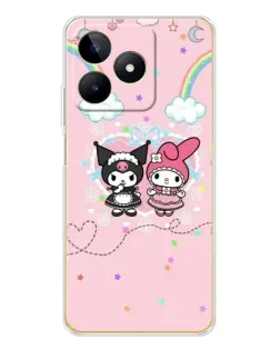 Чохол для Realme Note 60 з картинкою «My Melody та Kuromi» Чохол для Realme Note 60 з картинкою «My Melody та Kuromi»