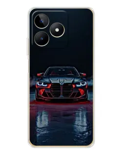 Чохол для Realme Note 60 з картинкою «BMW на мокрій дорозі»