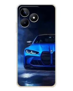 Чохол для Realme Note 60 з картинкою «Блакитна BMW M4»