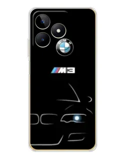 Чохол для Realme Note 60 з картинкою «Мінімалістичний принт BMW M3»