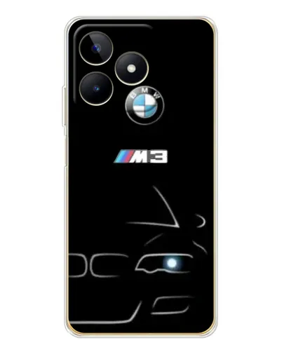 Чохол для Realme Note 60 з картинкою «Мінімалістичний принт BMW M3» Чохол для Realme Note 60 з картинкою «Мінімалістичний принт BMW M3»