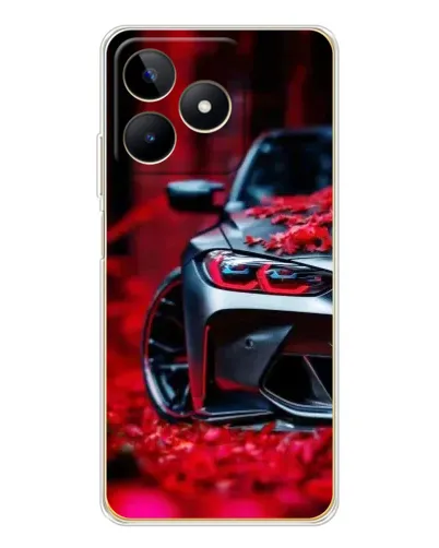 Чохол для Realme Note 60 з картинкою «Спортивна BMW та квіти» Чохол для Realme Note 60 з картинкою «Спортивна BMW та квіти»