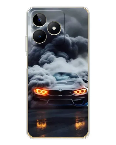 Чохол для Realme Note 60 з картинкою «BMW у диму» Чохол для Realme Note 60 з картинкою «BMW у диму»