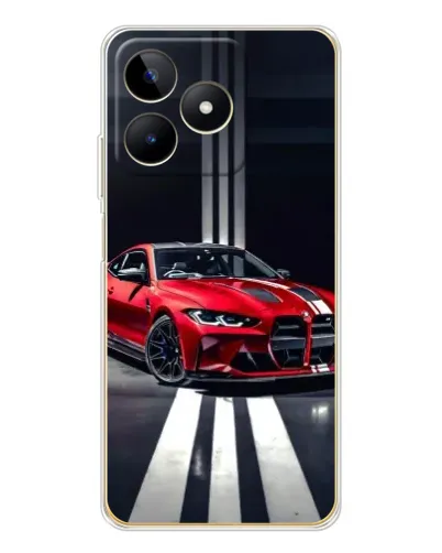 Чохол для Realme Note 60 з картинкою «Червона BMW на дорозі» Чохол для Realme Note 60 з картинкою «Червона BMW на дорозі»
