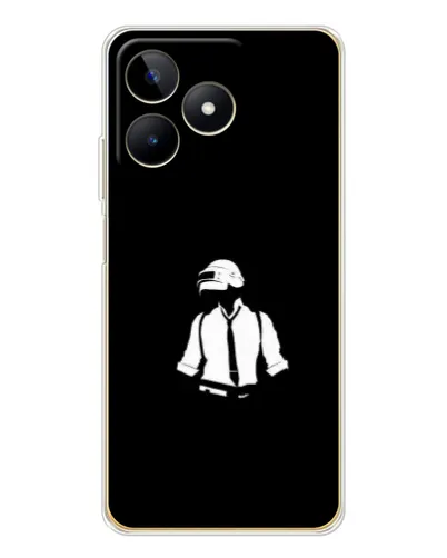 Чохол для Realme Note 60 з картинкою «PUBG — білий шолом» Чохол для Realme Note 60 з картинкою «PUBG — білий шолом»