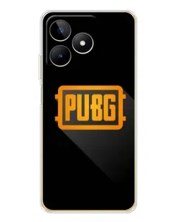 Чохол для Realme Note 60 з картинкою «PUBG — рамка лого»
