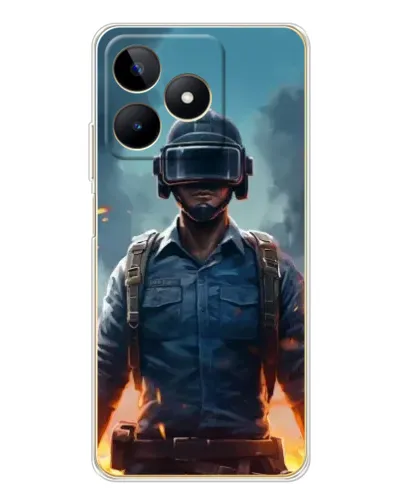 Чохол для Realme Note 60 з картинкою «PUBG — реалістичний герой» Чохол для Realme Note 60 з картинкою «PUBG — реалістичний герой»