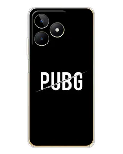 Чохол для Realme Note 60 з картинкою «PUBG — білий логотип»