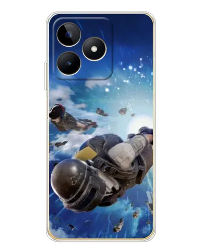 Чохол для Realme Note 60 з картинкою «Десант PUBG — стрибок» Чохол для Realme Note 60 з картинкою «Десант PUBG — стрибок»