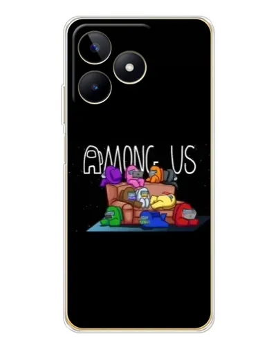 Чохол для Realme Note 60 з картинкою «Логотип Among Us» Чохол для Realme Note 60 з картинкою «Логотип Among Us»