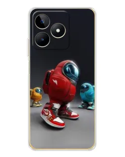 Чохол для Realme Note 60 з картинкою «Among Us — 3D стиль»