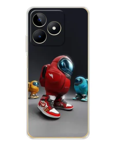 Чохол для Realme Note 60 з картинкою «Among Us — 3D стиль» Чохол для Realme Note 60 з картинкою «Among Us — 3D стиль»