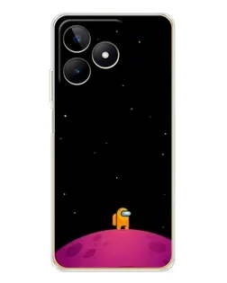 Чохол для Realme Note 60 з картинкою «Самотній герой на планеті»